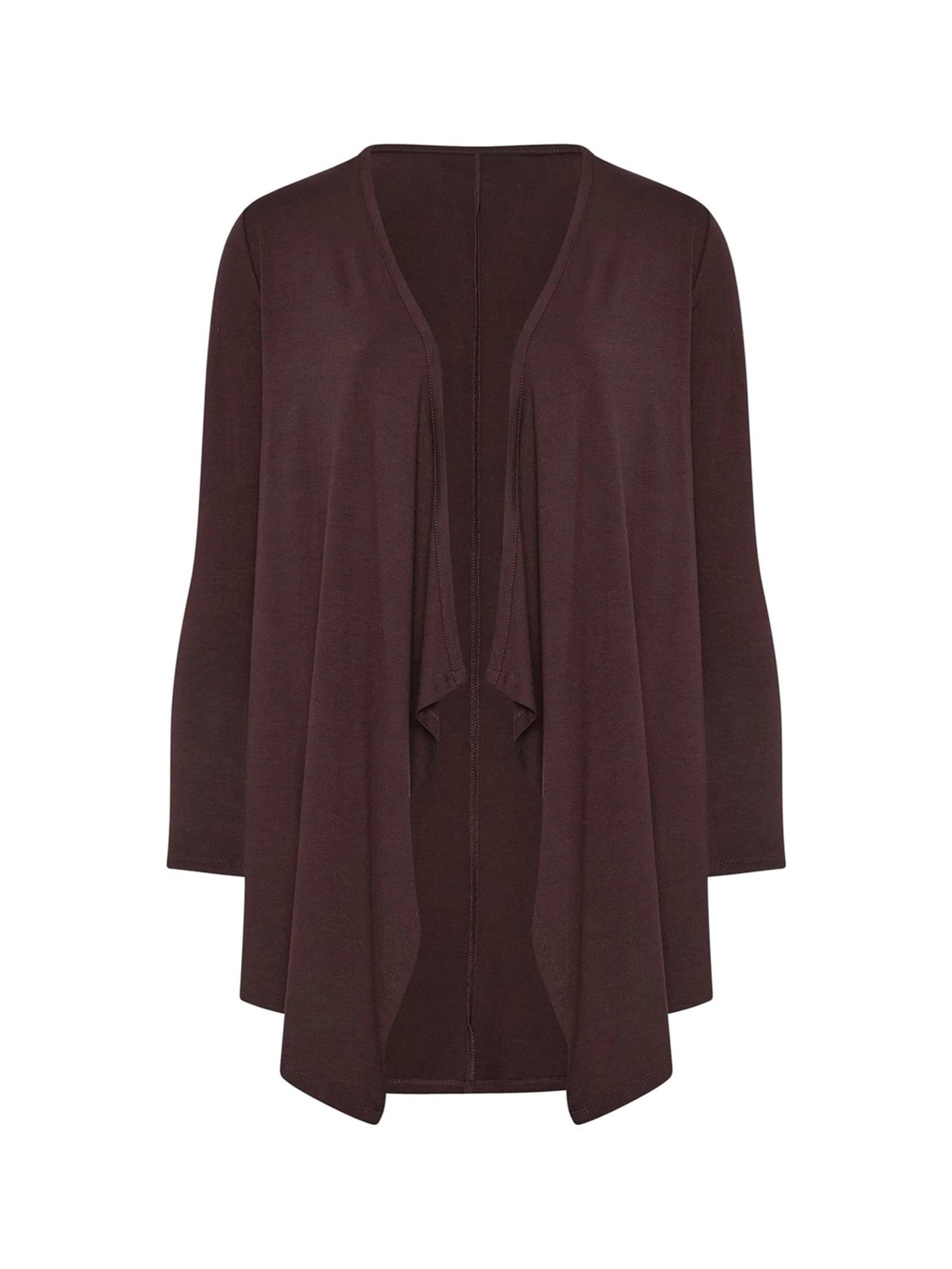 Shape Of You Knit Cardigan in Brown