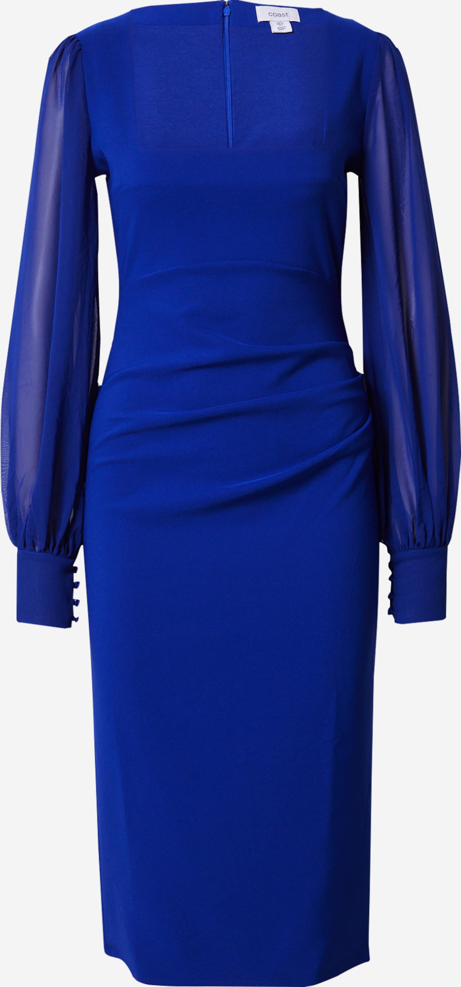 eras tour blue folklore dress Royal Blue Long Charmeuse Dress With Beaded Corset And Flowy Skirt