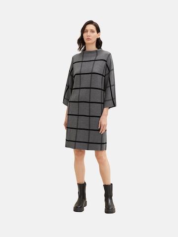 TOM TAILOR Knitted dress in Grey