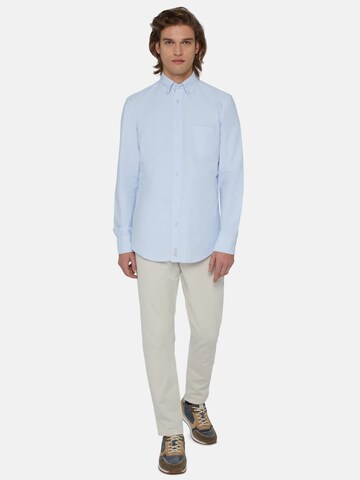 Boggi Milano Regular fit Button Up Shirt in Blue