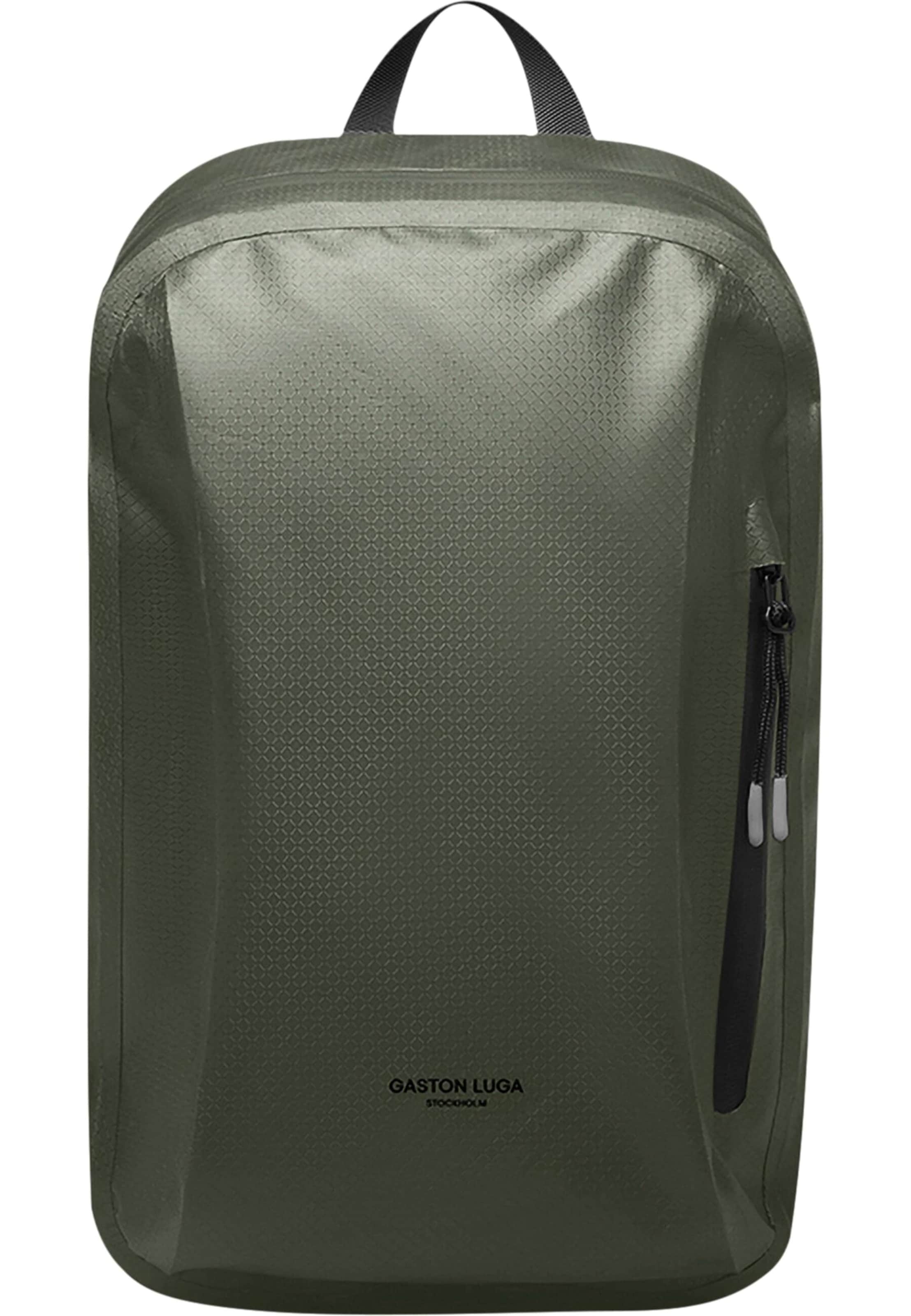 Gaston Luga Rugzak 'DuoSeal' in Groen: voorkant