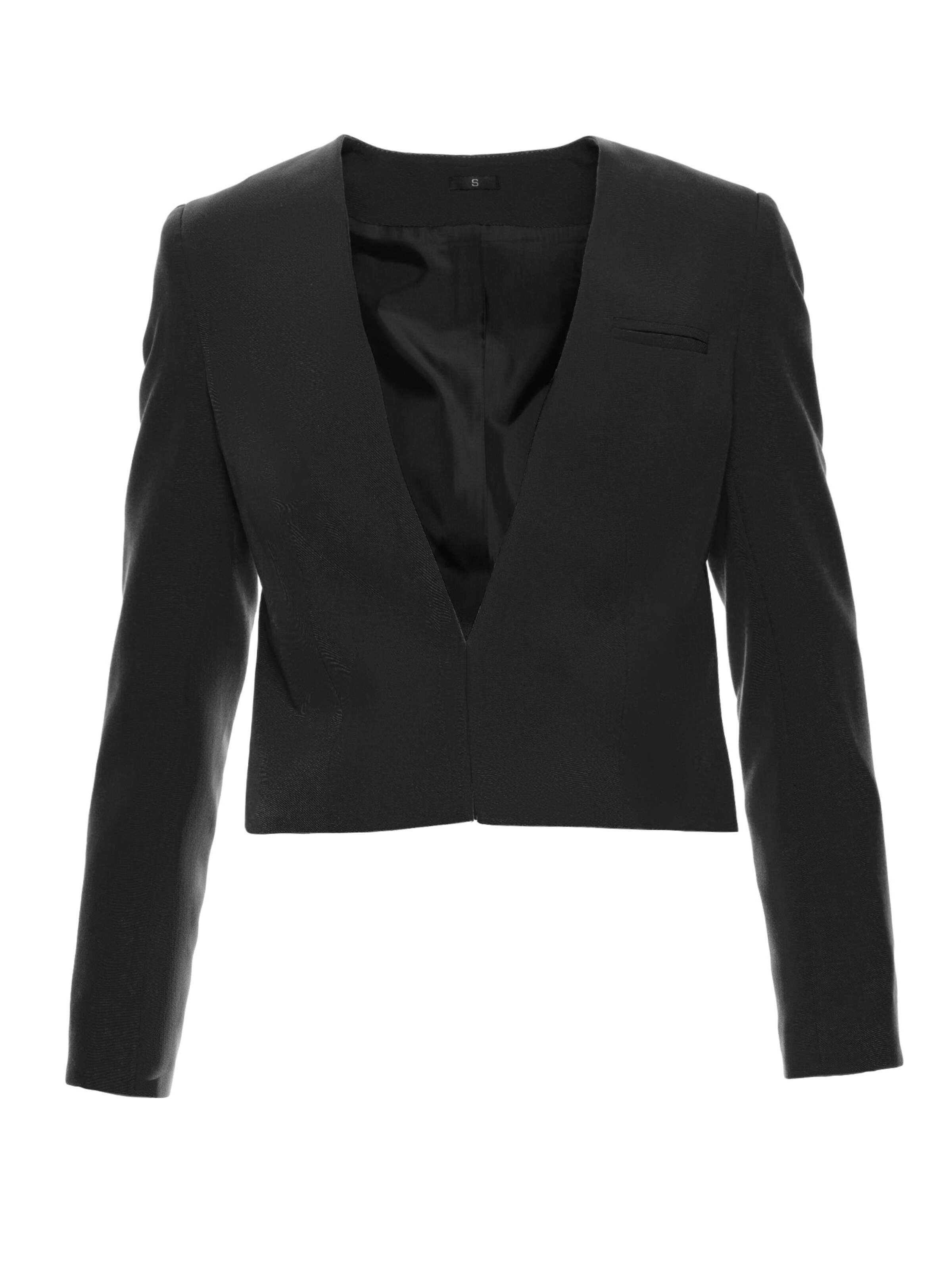 Sacou de la Stylove pe negru: față