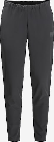 JACK WOLFSKINTapered Sportske hlače - siva boja: prednji dio