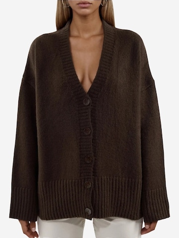 Viorna Knit cardigan 'Strickjacken' in Brown