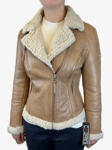 CABRINI Winter Jacket 'Terry' in Beige: front