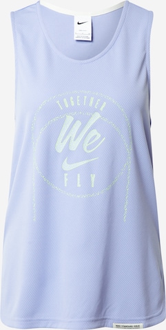 NIKE Sport top - lila: elől