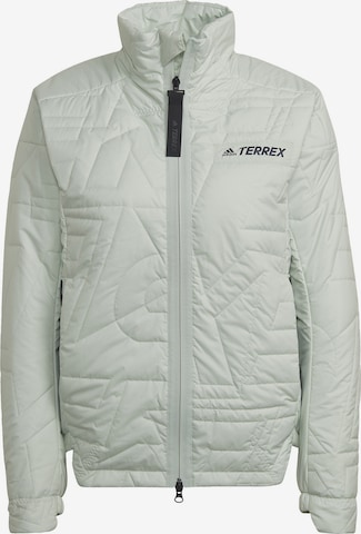 ADIDAS TERREX Outdoor Jacket 'Myshelter' in Green: front