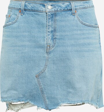 Levi's® Plus Sukně 'PL Deconstructed Skirt' – modrá: přední strana