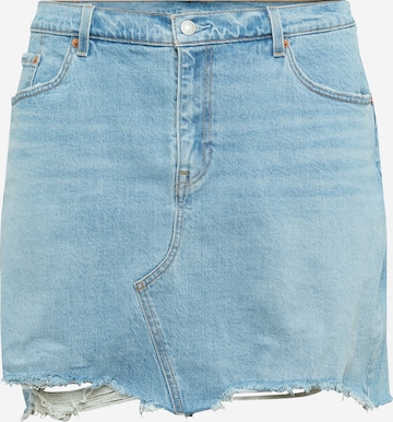 Gonna 'PL Deconstructed Skirt' di Levi's® Plus in blu: frontale