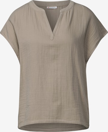 STREET ONE Bluse in Beige: Vorderseite