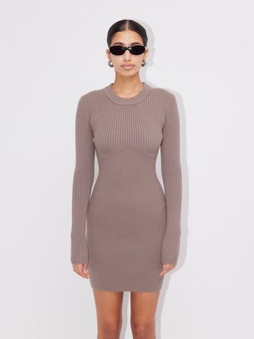 LeGer by Lena Gercke Knit dress in Brown: front