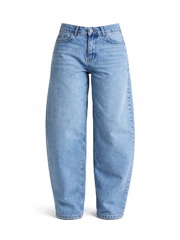 IT'S BASIC Baggy Jeans 'BAGGY HIGH RISE JEANS' in Blauw: voorkant