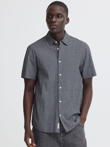 BLEND Regular Fit Kurzarmhemd ' BHBarny ' in Blau: Vorderseite