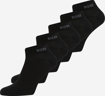 BOSS Socks in Black: front