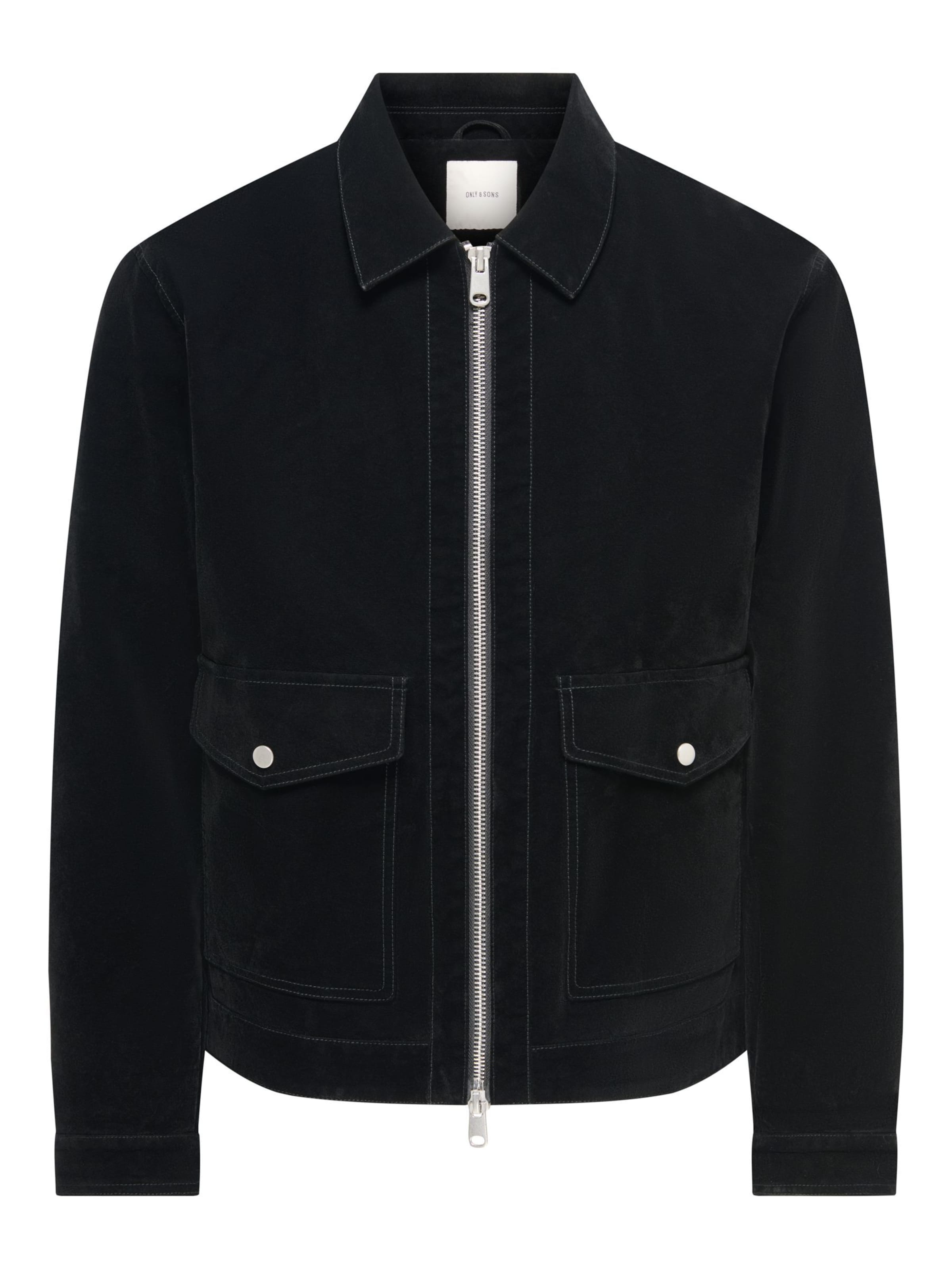 Only & Sons Veste mi-saison 'ONSSinclair' en L en noir, Vue avec produit