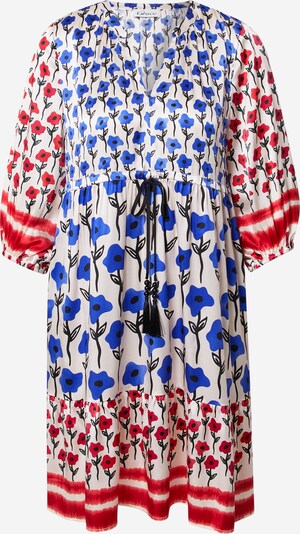 Rochie de vară Grace pe albastru / roșu / negru / alb, Vizualizare produs