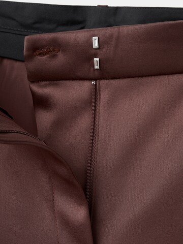 MANGO Wide Leg Hose 'GILDA' in Braun