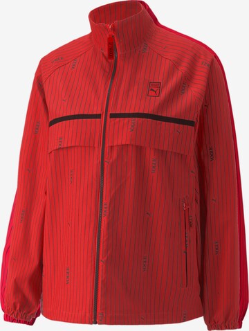 PUMA Between-Season Jacket in Red: front