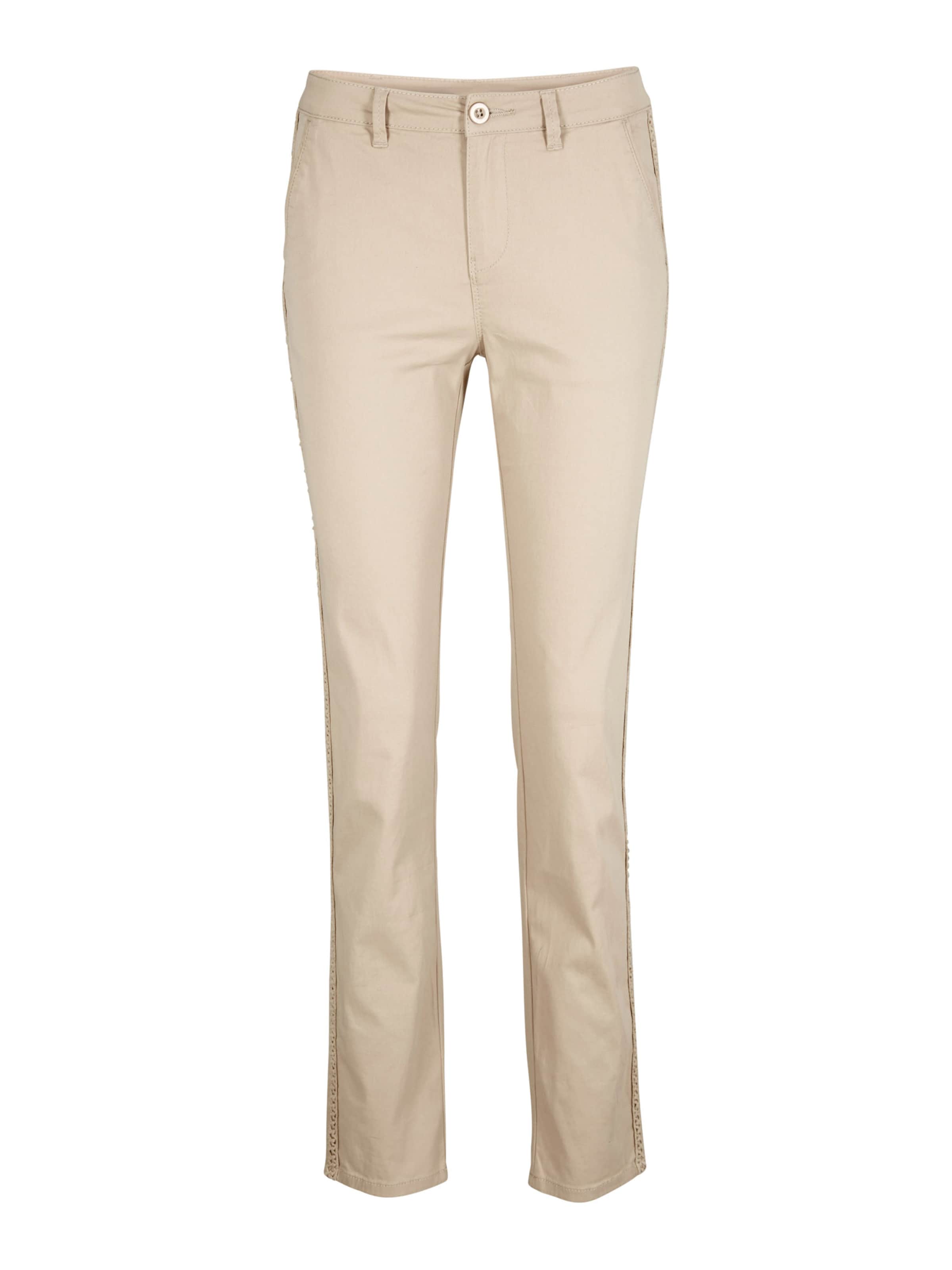 heineSlimfit Hlače - bež boja: prednji dio