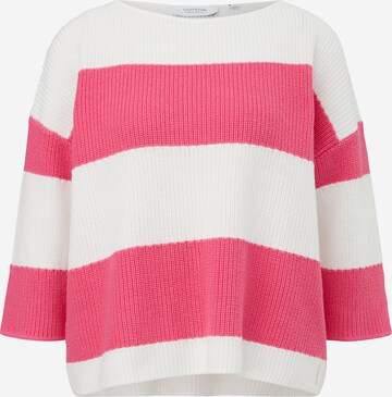 Pull-over comma casual identity en rose : devant