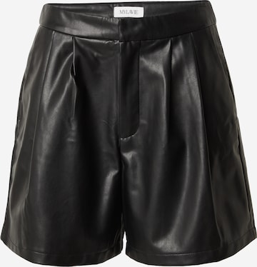 MYLAVIE by Sarah Harrison Wide Leg Housut värissä musta: etupuoli