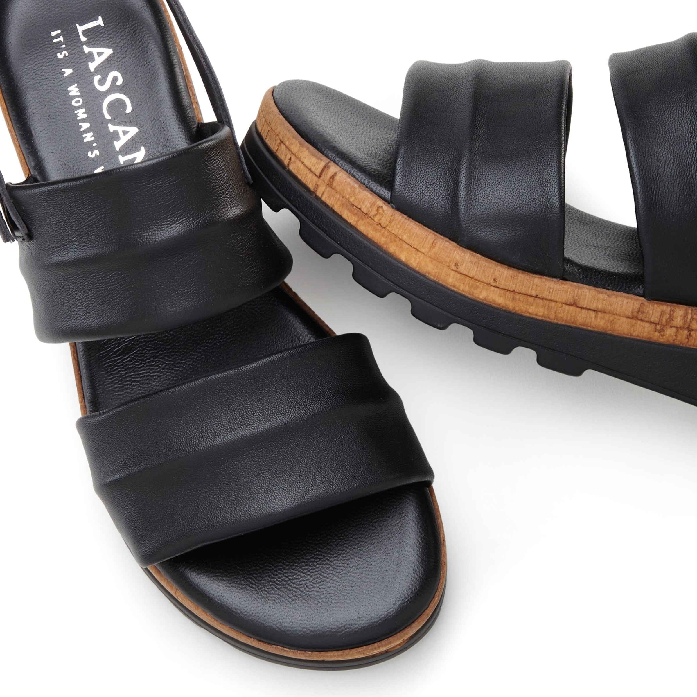 LASCANA Sandaal in Zwart