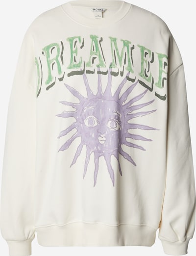 Monki Collegepaita värissä antrasiitti / kiivi / laventeli / valkoinen, Tuotenäkymä