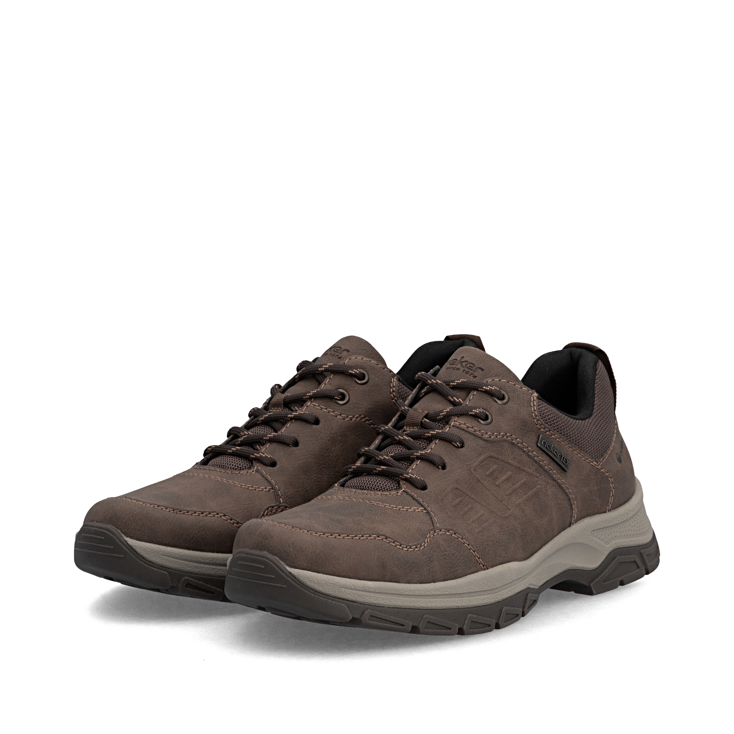 Baskets basses Rieker en marron