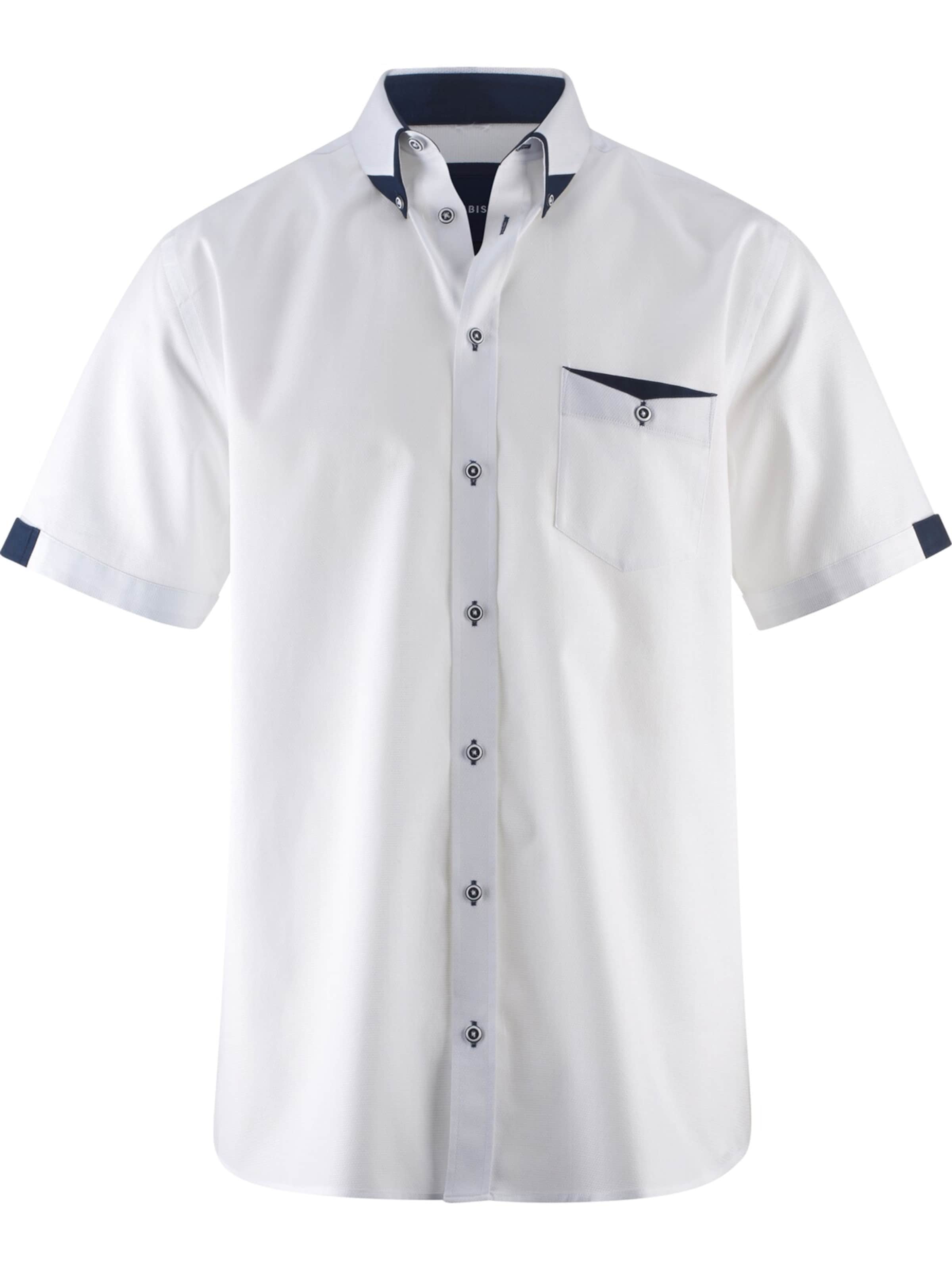 BABISTA Regular fit Button Up Shirt ' Stefzite ' in White: front