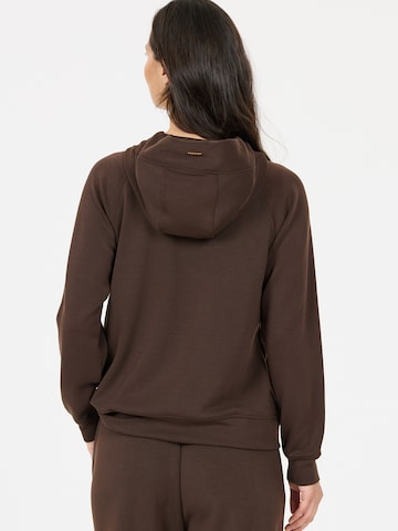 Athlecia - Sudadera con cremallera deportiva 'Jacey' en marrón