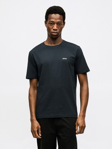 BOSS T-Shirt in Blau: Vorderseite