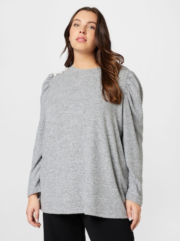 Dorothy Perkins Curve Shirt in Grijs: voorkant