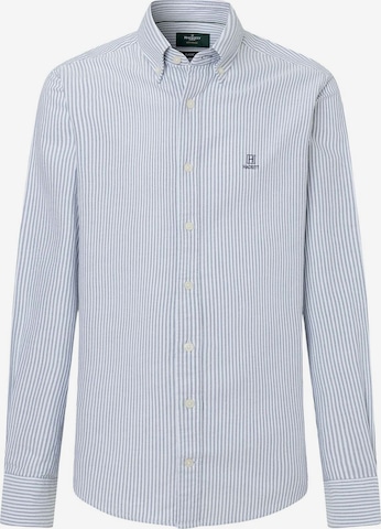 Hackett London Overhemd in Blauw: voorkant