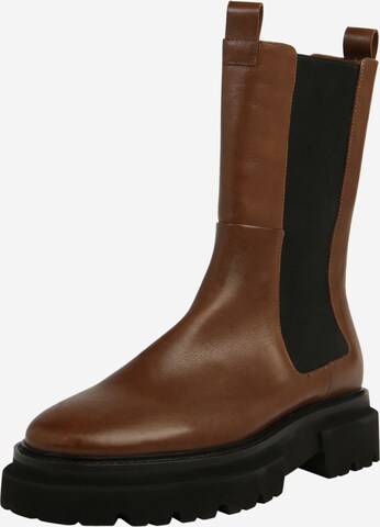 ABOUT YOU Chelsea boots 'Isabell' in Brown: front