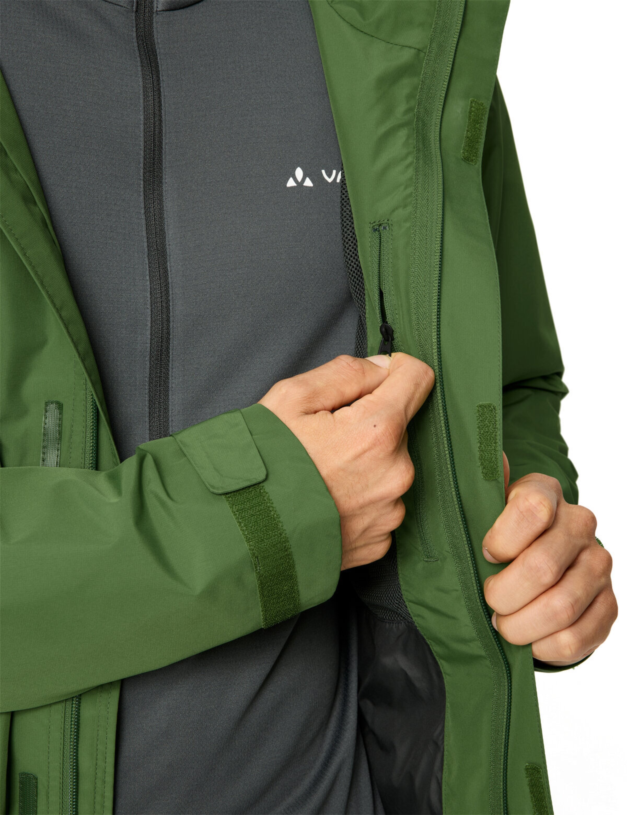 VAUDE Outdoorjas 'Strathcona' in Groen