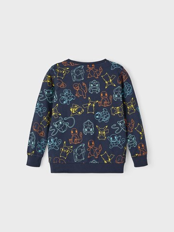 NAME IT Sweatshirt 'Pokémon' i blå