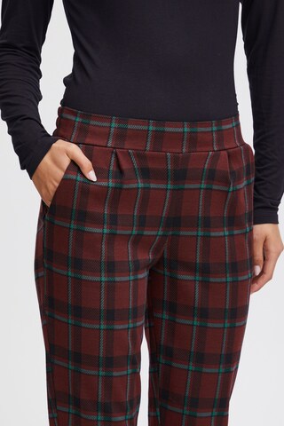 Regular Pantalon chino 'Ihkate' ICHI en rouge