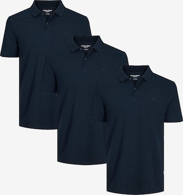 JACK & JONES Shirt 'Basic' in Blue: front