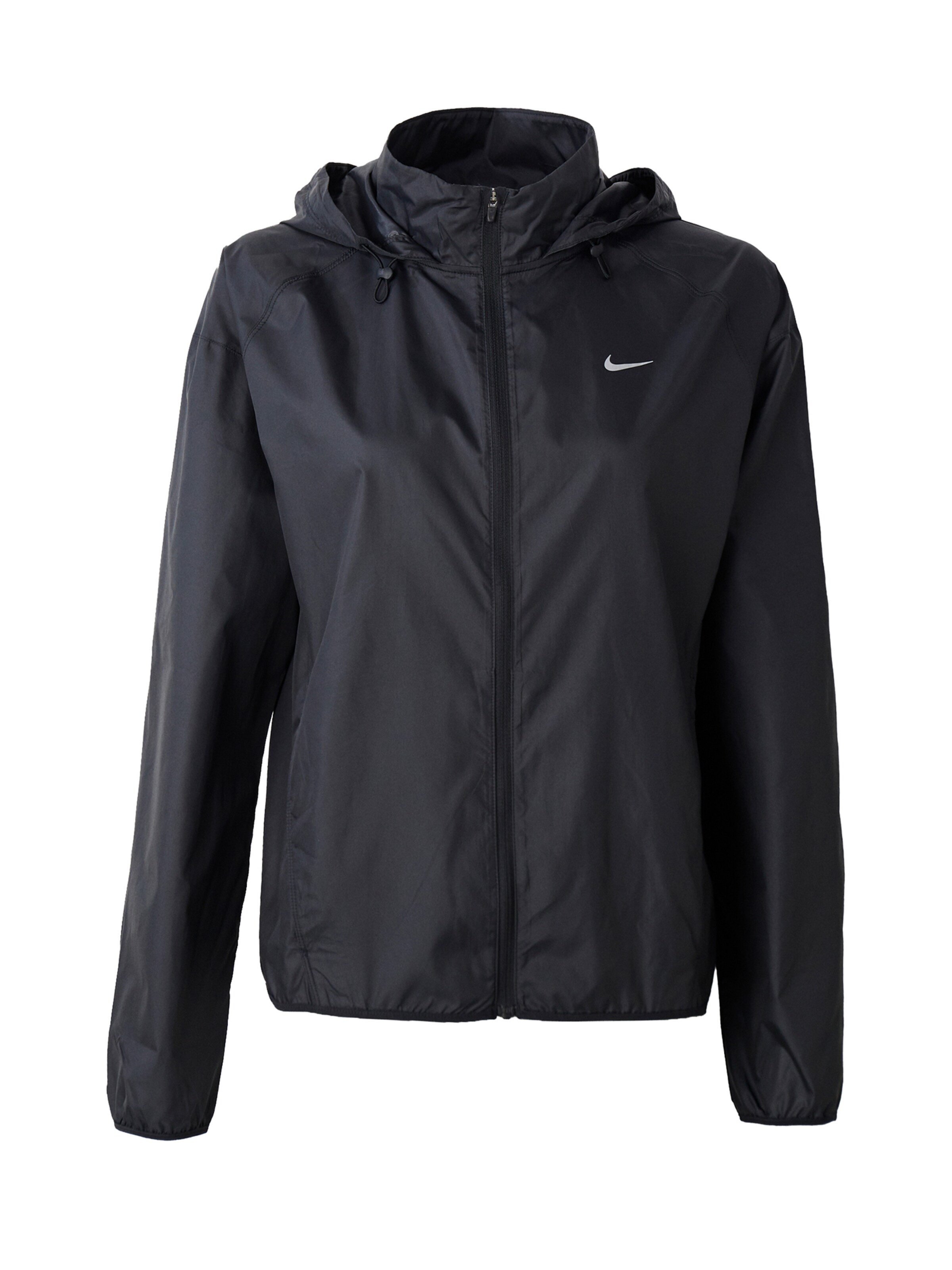 NIKE Αθλητικό μπουφάν 'TEMPO' σε μαύρο: μπροστά