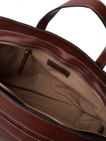 Cabas ' Siri ' RE:DESIGNED en marron : au dessus
