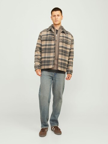JACK & JONES Sweater 'Blamilano' in Beige