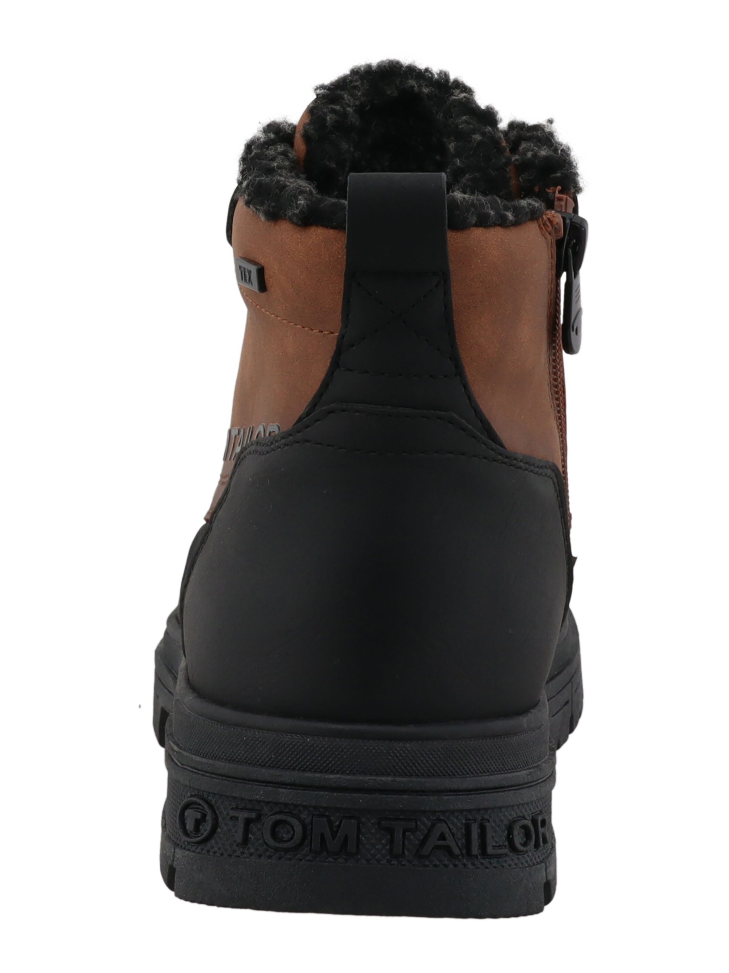 TOM TAILOR Fűzős csizma - barna