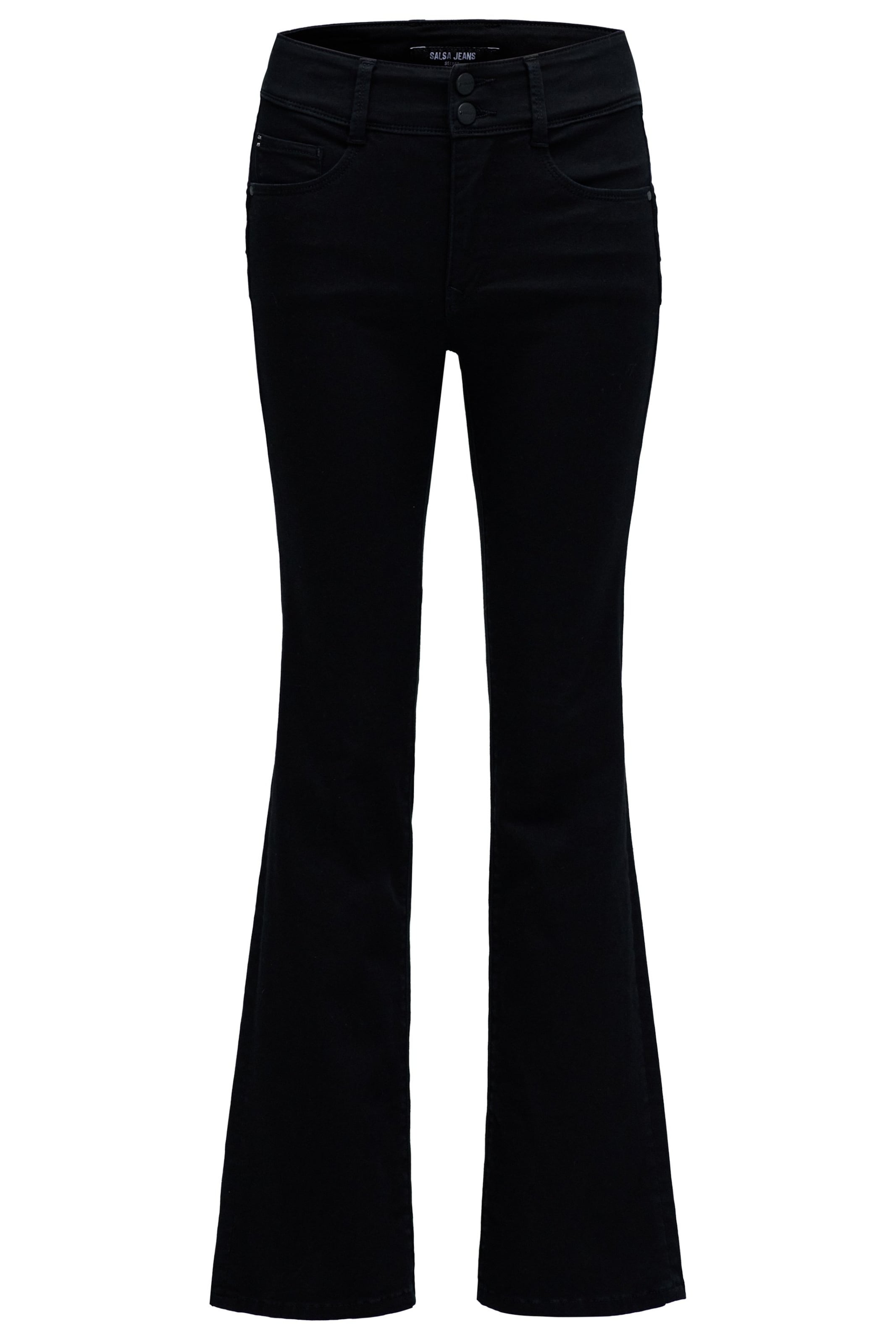 Salsa Jeans Flared Jeans in Black: front