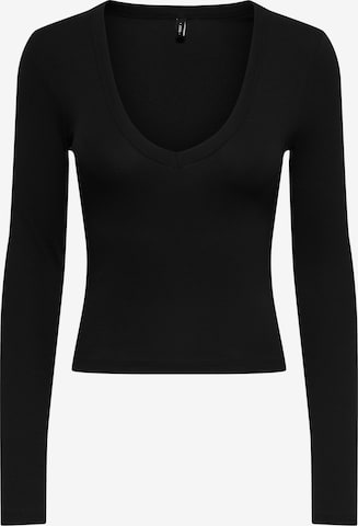 ONLY Shirt 'ONLMILA' in Schwarz: Vorderseite