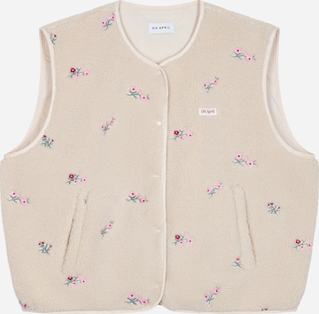 OH APRIL - Colete 'Magnolia' em branco: frente