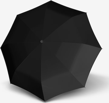 Doppler Umbrella 'Fiber Mini Big' in Black: front