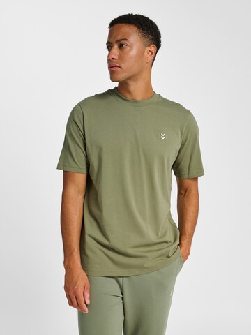 Hummel Performance Shirt 'Pulse' in Green: front