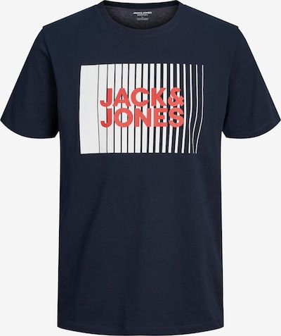 JACK & JONES Shirt in de kleur Navy / Rood / Offwhite, Productweergave