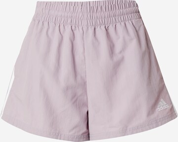 ADIDAS SPORTSWEAR Sportshorts 'Essentials' in Lila: predná strana