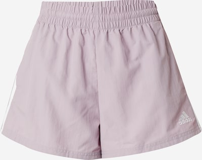 ADIDAS SPORTSWEAR Pantalon de sport 'Essentials' en lavande / blanc, Vue avec produit